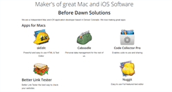 Desktop Screenshot of beforedawnsolutions.com